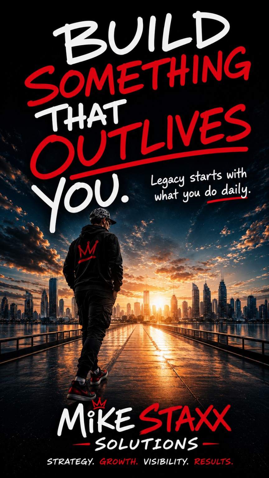 Build something that outlives you poster